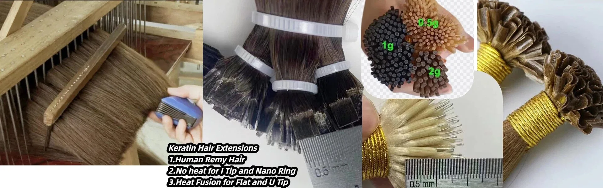 Phần mở rộng tóc Keratin