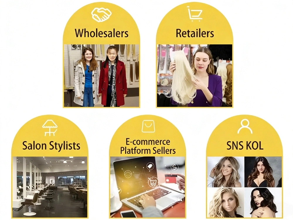 Human Hair Tape In Extensions