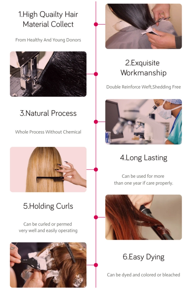 Clip in Hair Extensions Remy Human Hair